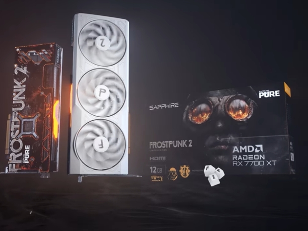 Sapphire unveils Radeon RX 7700 XT Pure Frostpunk 2 Edition