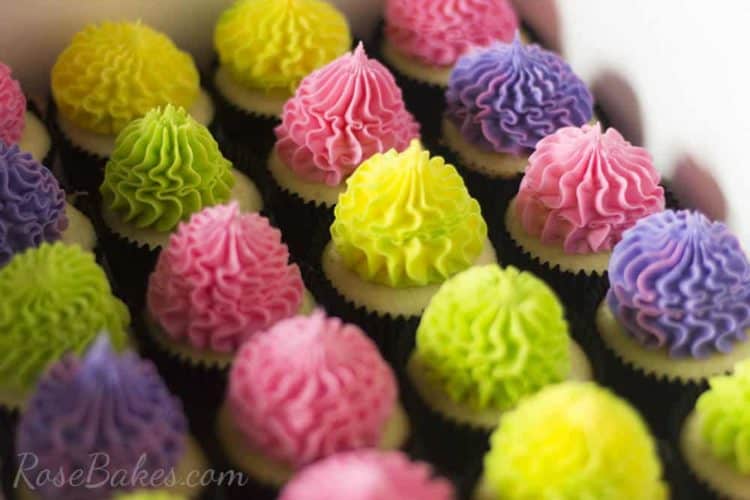 Bright Festive Cupcakes