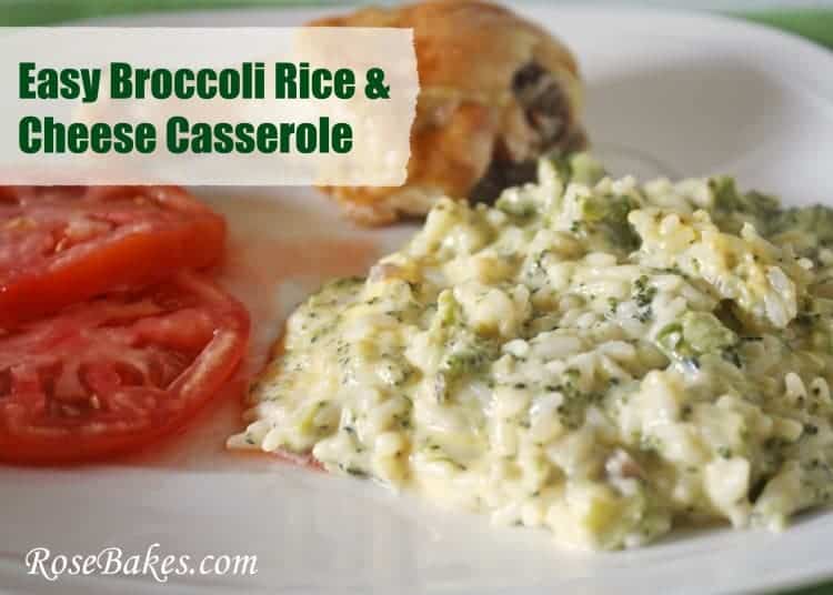 Broccoli Rice & Cheese Casserole 