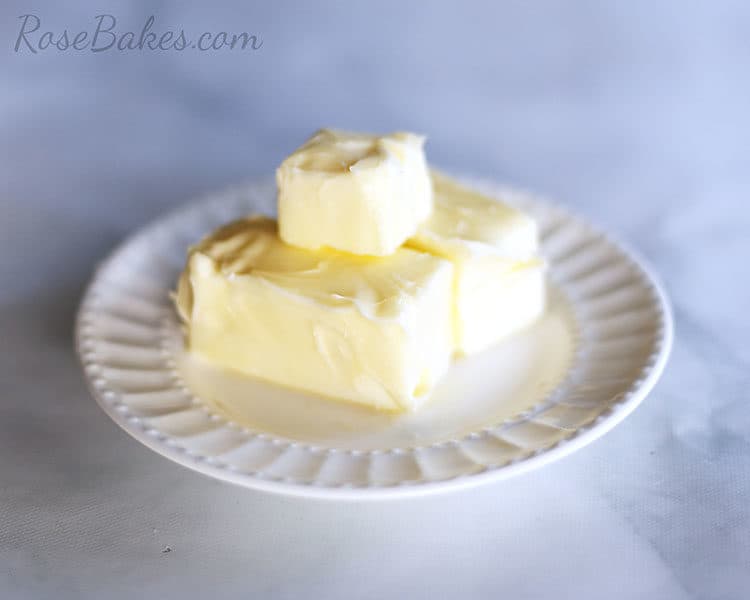 Plate of butter
