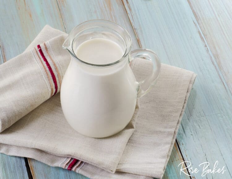 glass pitcher of buttermilk substition 