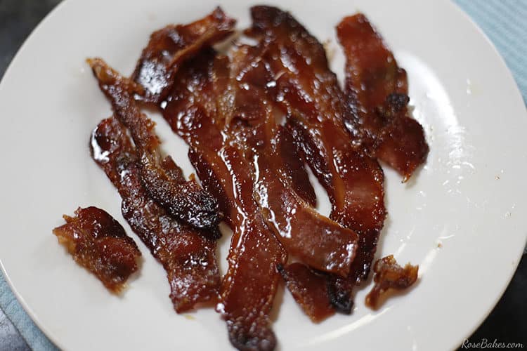 cooked candied bacon