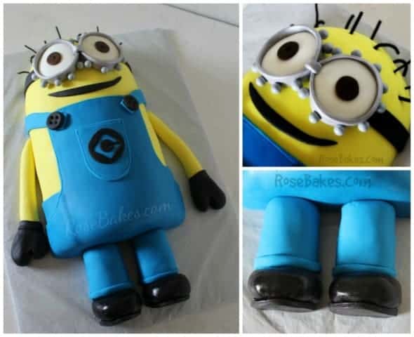 How to Make a Dispicable Me Minion Cake
