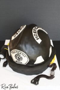 Firefighter's Helmet 3d Cake