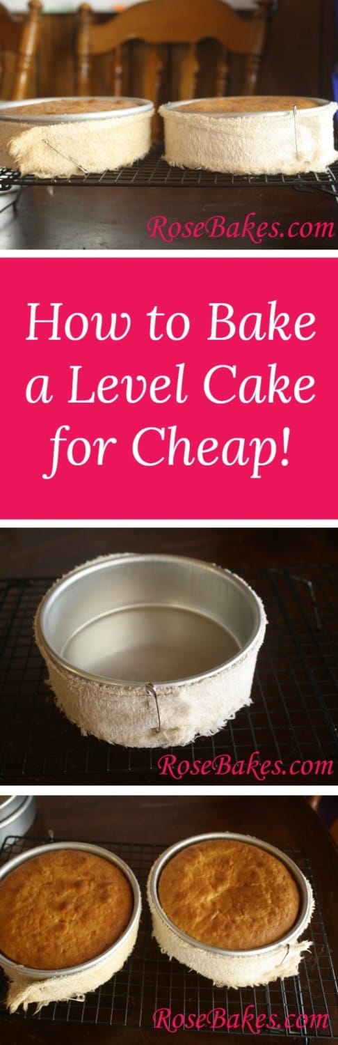 How to Bake a Level Cake for Cheap