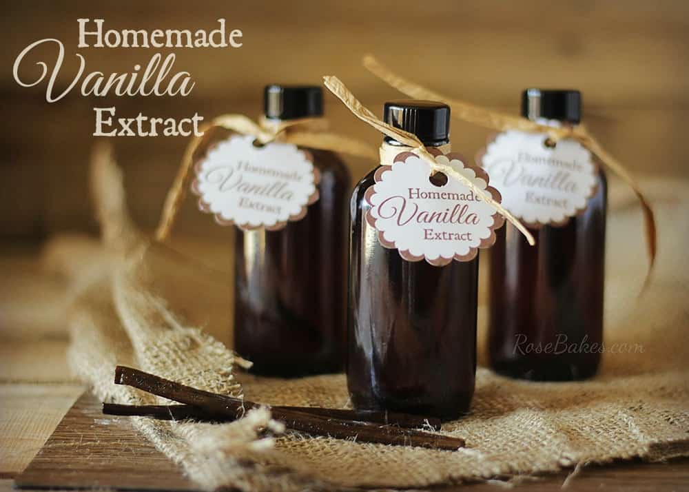 How to Make Homemade Vanilla Extract by Rose Bakes