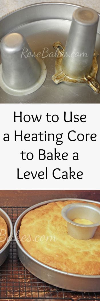 How to Use a Heating Core to Bake a Level Cake