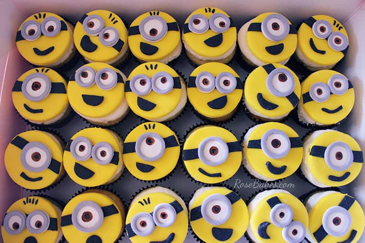 Minion Cupcake Toppers