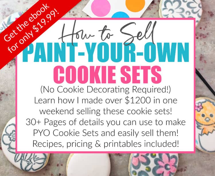 Paint your own cookie sets 