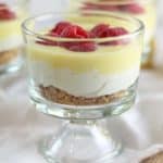 Raspberry Lemon Cheesecake Trifles