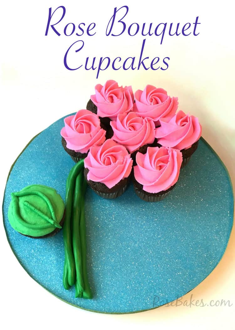 Rose Bouquet Cupcake Tutorial