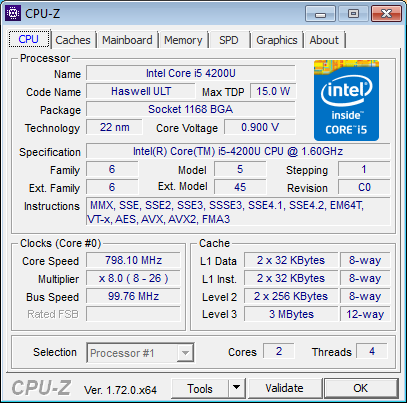 zotac zbox en760 cpuz cpu info